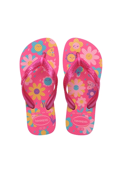 Havaianas Kıds Flores Kız Çocuk Parmak Arası Terlik 4000052 4000052 2933 Pembe