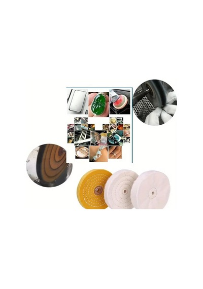 Senbang Polisaj Ve Parlatma Seti 7 Parça Çizik Giderici Keçe Disk Ve Pasta Metal Ahşap Seramik