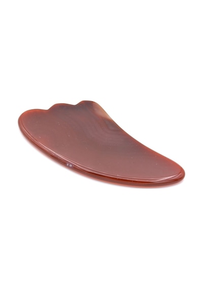 013 Hakiki Doğal Kırmızı Akik Taşı Gua Sha Yüz Bakımı