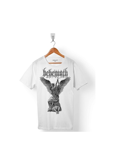 Behemoth Baphomet Logo Black Metal Koyun Öldürme Erkek Tişört 001