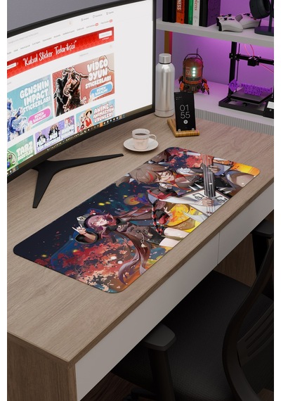 Xinyan Genshin Impact Anime Oyuncu V5 - 70x30 Xl Gaming Mouse Pad Fare Altlığı