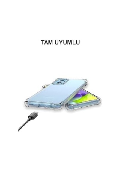 Galaxy S24 Ultra Kapak Şeffaf Airbag Antishock Köşe Korumalı Silikon Kılıf 50 x 22
