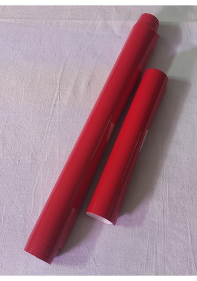 Kırmızı Renk Dayanıklı Araç Motor Mobilya Folyosu 126cm X 50 Cm