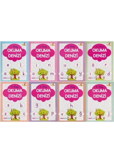 Mavi Deniz Yayınları 1.Sınıf Okuma Denizi (8 Kitap)