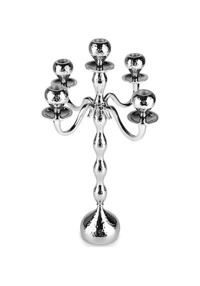 Karaca  Arlen 5'li Şamdan Silver 42x29 cm