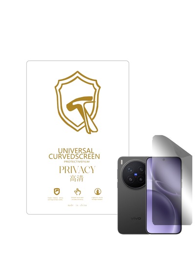 Microcase Vivo X300 İle Uyumlu Privacy Gizlilik Filtreli Hayalet Nano Ekran Koruyucu-ekm110