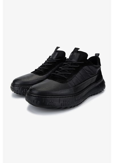 Valmenti Erkek Hakiki Deri Siyah Sneakers & Spor Ayakkabı 381 22487 Erk Ayk Sk25-26 Sıyah Siyah