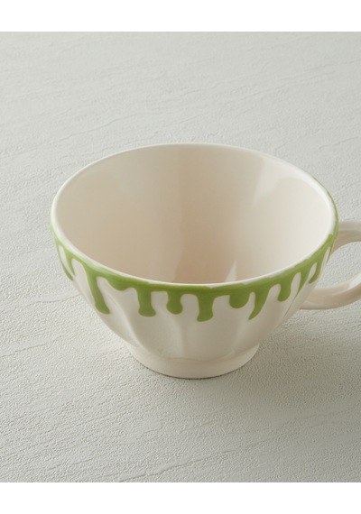 English Home Almond Flow Seramik Kupa 390 Ml Yeşil