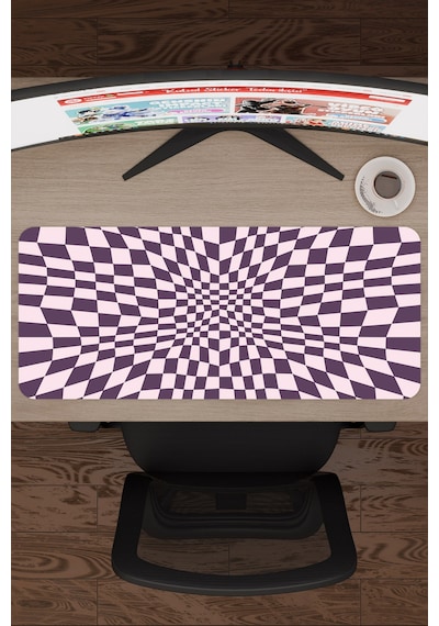 Dama Kaymaz Dikişli Kauçuk Oyuncu Mousepad V2 - 70x30 Xl Gaming Mouse Pad Fare Altlığı