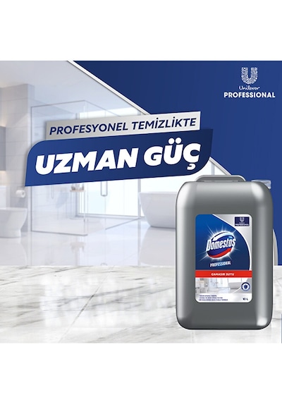Domestos Professional Çamaşır Suyu 10 L + Cif Professional Bulaşı Diğer