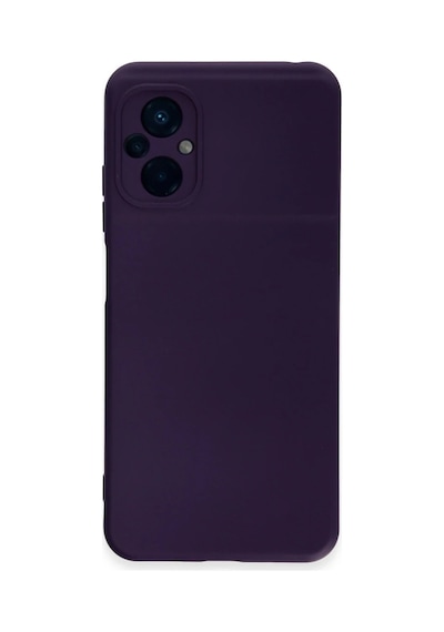 Xiaomi Poco M5 Kılıf Nano İçi Kadife Silikon - Mor 0.2M-Çok Renkli