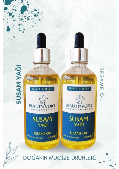 Beauty Voice %100 Doğal Soğuk Sıkım Susam Yağı 2 x 100 ML