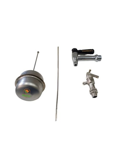 Çay Kazanı Musluğu + Şamandıra Flatör Sistem Üçlü Set Safir