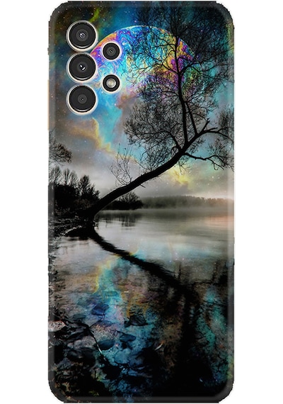 Samsung Uyumlu Galaxy A14 Kılıf Resimli Desenli Silikon Platinium Series Dream World 1839