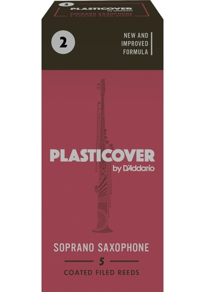 D'addario Rrp05ssx200 Plasticover Soprano Saksafon Kamışı No: 2.0 Profesyonel - 5'li Paket Dayanıklı Kaplama, Değişmez Ton Ve Neme Karşı Direnç