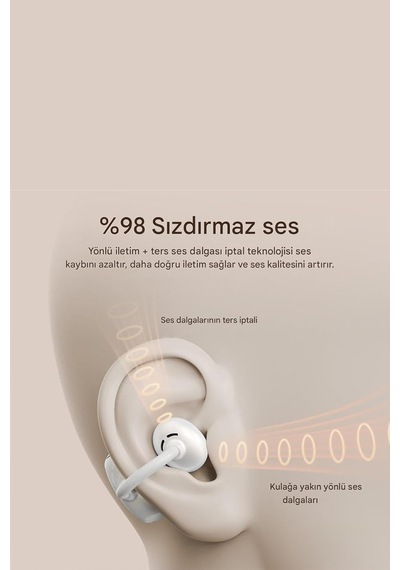 Ows Klipsli Kablosuz Bt V5.4 + Edr + Anc Kulak Üstü Premium Sporcu Kulaklığı Mt930 Siyah İle Uyumlu
