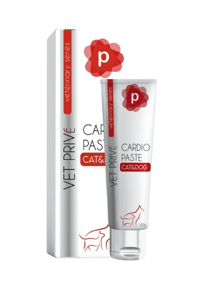 Vet Prive Cardio Paste Kedi ve Köpekler İçin Kalp Desteği Pasta 100 G