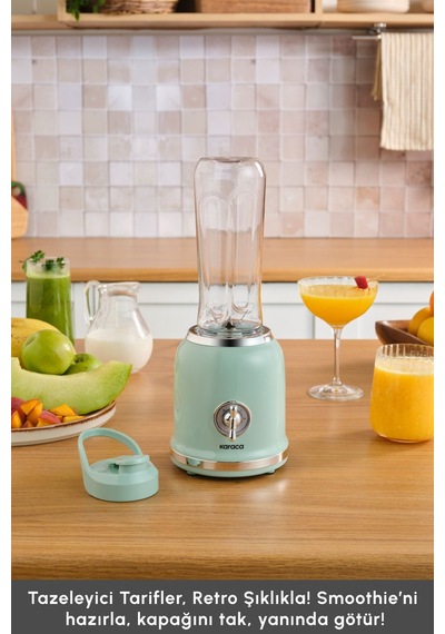 Karaca Retro Personal Kişisel Smoothie Blender
