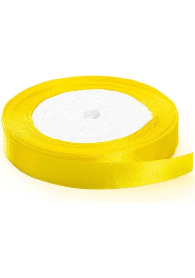 Benim Marifetlerim Sarı Saten Kurdele 1 Cm 10 Metre