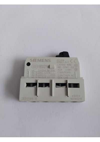 Siemens Enine yardımcı şalter 1 NO+1 NK devre kesici için Boyut S