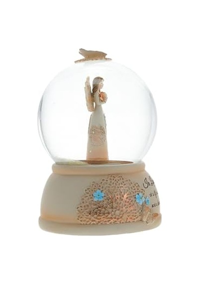 19061 Light Your Way Memorial İn Loving Memory Musical Water Globe, 100mm Diğer