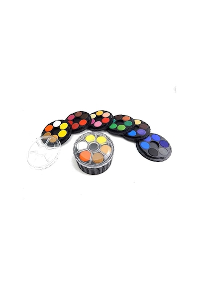 Koh-i Noor Brilliant 6 Katlı Sulu Boya Seti 36 Renk