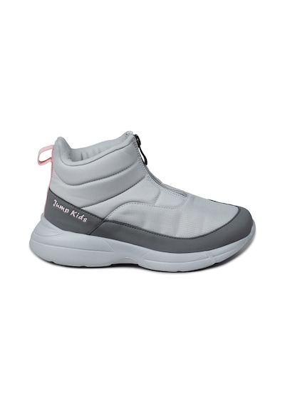 Jump 29177 Fermuarlı Gri - Koyu Gri Kız Çocuk Günlük Bot Gri