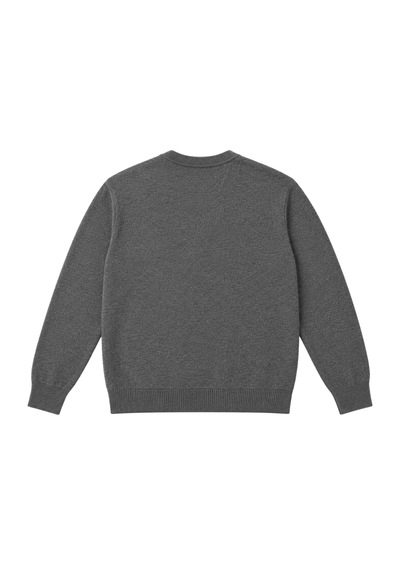 Battalmoda Erkek Büyük Beden Füme Cepli Düğmeli Triko Hırka 3xl-4xl-5xl-6xl