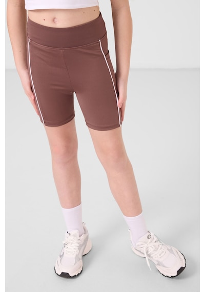 Tommylife Kahverengi Esnek Standart Fit Basic Performans Kız Çocuk Tayt - 75189 Kahverengi