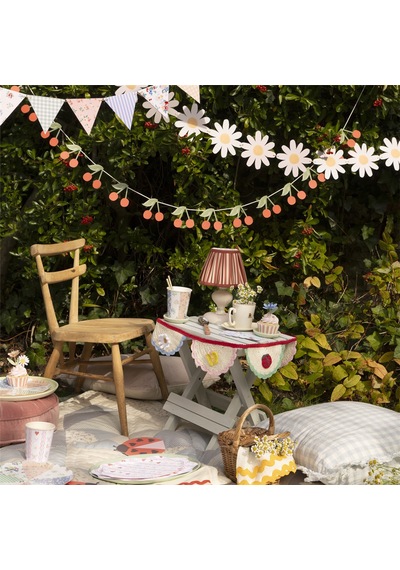 Meri Meri - Patchwork Garland Set - Patchwork Asılan Süs Seti Çok Renkli