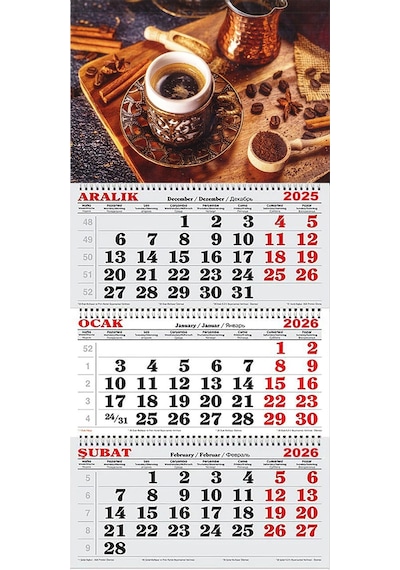2026 Yılı Gemici Takvimi-türk Kahvesi