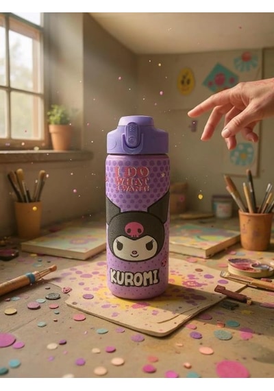 Kuromi 600 Ml Çelik Matara 3446 Çok Renkli