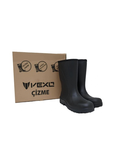 Vexo Yünlü Çizme Siyah