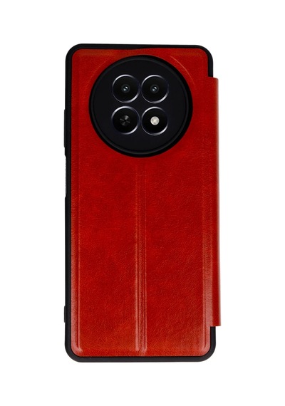 Realme 12 5g Kılıf Flip Cover - Kırmızı 0.2M-Çok Renkli