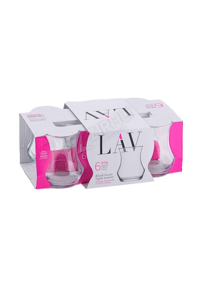 Lav Eda 332e Çay Bardağı 6 Lı Çok Renkli