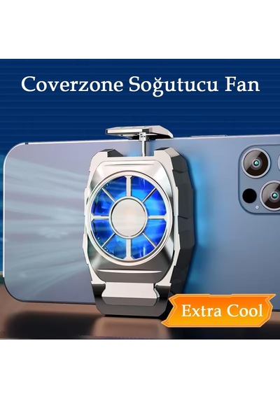 9-15 6 5 Fanlı Soğutucu Telefon Siyah