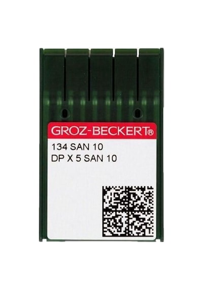Düz Dikiş Makinesi İğnesi Groz Beckert Dpx5 San10 Kalın Dip 11 Numara 11/75 Örgü Kumaş 100 Adet