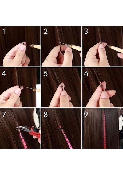 Fiber Sen Boncuk Kaynaklık Renkli / Koyu Mi / 100 Adet Çok Renkli