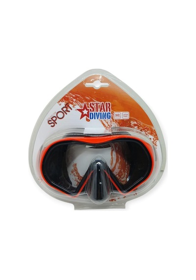 Star Diving Dalış Maskesi Yetişkin - 51702-kırmızı