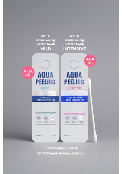 Missha Pamuk Peeling Çubuğu Yoğun Apıeu Aqua Peeling Cotton Swab