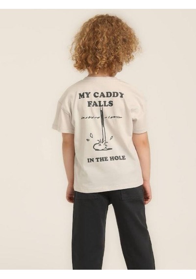 Jack Lions Erkek Bebek Pamuklu Snoopy Baskılı Tshirt-15640 Ekru