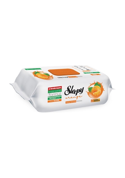 Sleepy Yüzey Temizlik Havlusu Portakal 100'lü 2 Adet Diğer