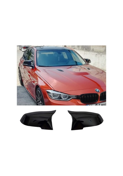 Bmw F30 M3 Tırnaklı Batman Yarasa Ayna Kapağı Piona Black Abs 2012-2018