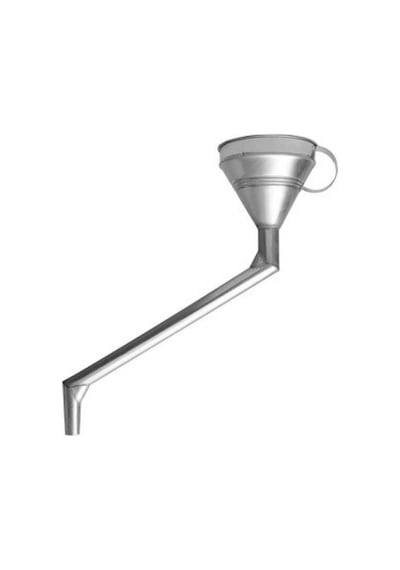 Galvaniz Dirsekli Huni 20 Cm