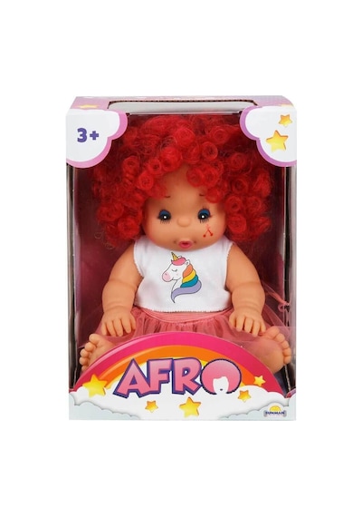 20040 Afro Kıvırcık Saçlı Bebek 23 Cm -sunman - Izbp-889766 1 Adet