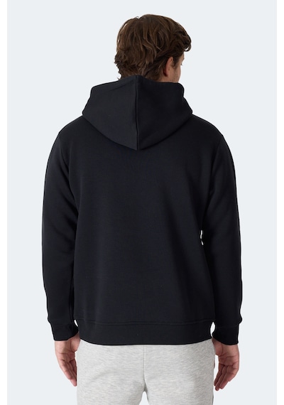 Slazenger Moonlıght I Erkek Siyah Sweatshirt Siyah