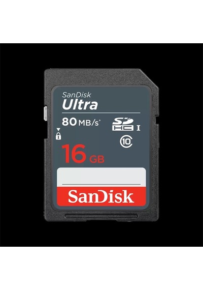 16gb Sandısk Ultra Sdhc 80mb/s Sdsduns-016g-gn3ın