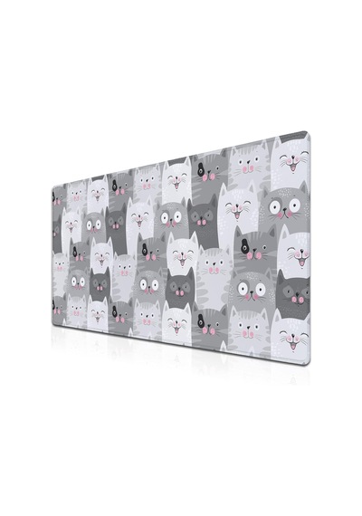 Gaming Oyuncu Xl Mouse Pad Kaydırmaz Dikişli 80 30 Cm Mousepad 48
