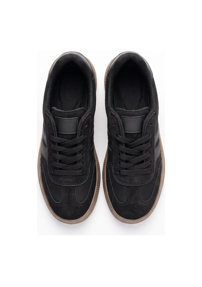 V.S.H Velvet Rota Kadın Siyah-siyah Sneaker Spor Ayakkabı - Kadın Günlük Ayakkabı-2525