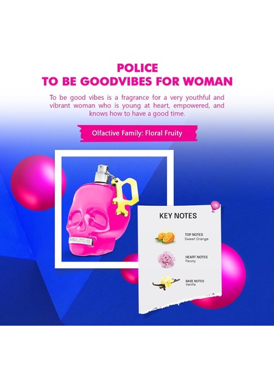 To Be Good Vibes For Woman, Eau De Parfum 40 Ml